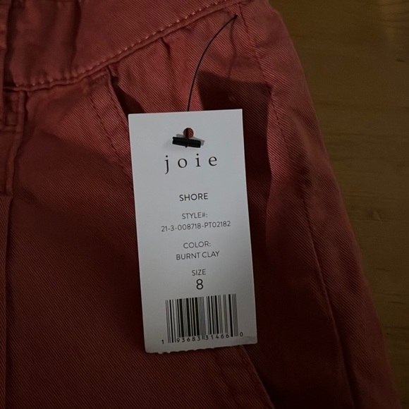 Joie Burnt Clay Shore Pants 8 NWT - Picture 7 of 8
